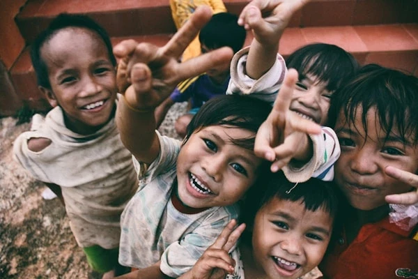 Children receiving aid